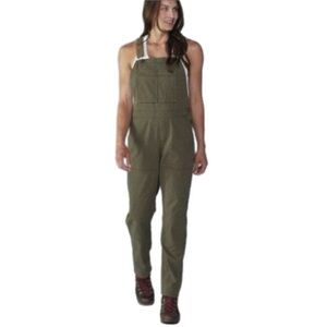REI Cooperative Trailsmith Canvas Overalls In Green Size 8
